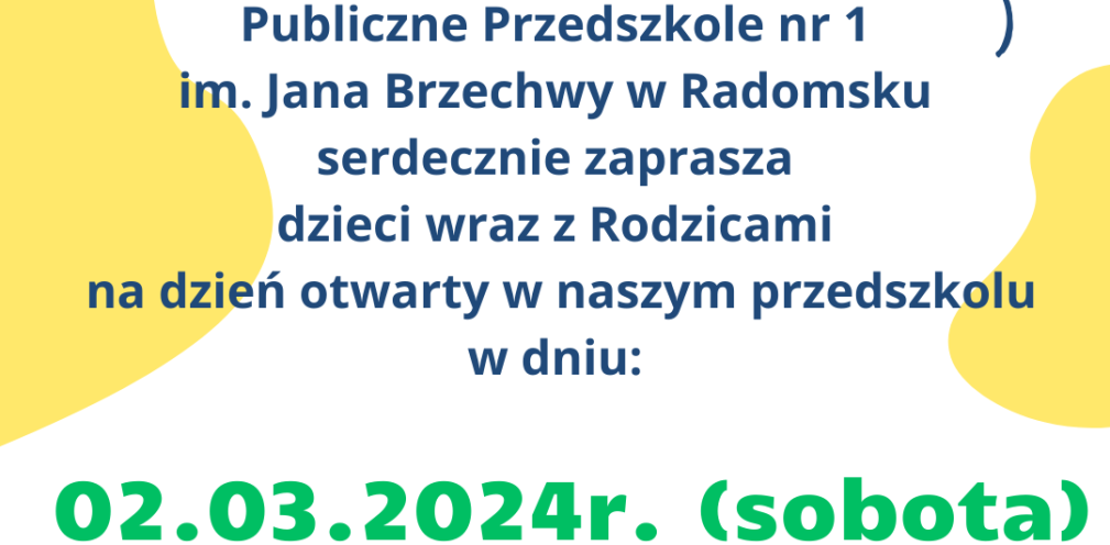 Dzień otwarty: 2 marca godz 10:00